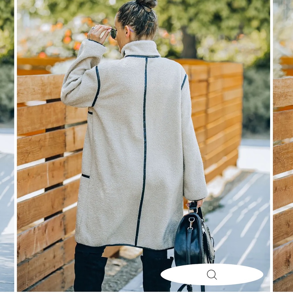 Vici Faux Leather/Sherpa Coat